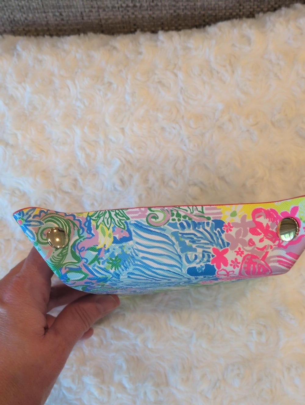Lilly Pulitzer Snap Catch-all Trinket Tray - Picture 5 of 8